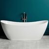Ванна отдельностоящая Salini NOEMI 185x81 материал S-Sense 101811G покрытие Глянцевое