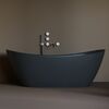 Ванна отдельностоящая Salini NOEMI 170x75 покраска по RAL полностью материал S-Stone 101722MRF покрытие Матовое