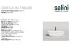 Ванна отдельностоящая Salini GRECA IN 180x80 материал S-Stone 104821M покрытие Матовое