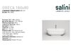 Ванна отдельностоящая Salini GRECAMEANDER 180x80 материал S-Stone 103021M покрытие Матовое