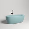 Ванна отдельностоящая Salini LUCE 170x85 покраска по RAL полностью материал S-Stone 100121MRF покрытие Матовое