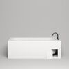 Ванна пристенная Salini FABIA 180x80 материал S-Sense  102612G покрытие Глянцевое