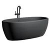 Ванна отдельностоящая Salini LUCE 170x85 покраска по RAL полностью материал S-Stone 100121MRF покрытие Матовое
