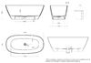 Ванна отдельностоящая Salini SOFIA LIGHT 165х75 с переливом материал S-Sense  103711G покрытие Глянцевое