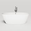 Ванна отдельностоящая Salini SOFIA LIGHT 165х75 с переливом материал S-Sense  103711G покрытие Глянцевое