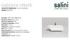 Ванна Salini CASCATA 170x75 материал S-Sense 104113M покрытие Матовое
