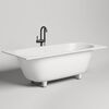 Ванна Salini ORNELLA AXIS 180x80 покраска по RAL полностью материал S-Sense 103411MRF покрытие Матовое