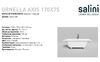 Ванна Salini ORNELLA AXIS 170x75 материал S-Sense 103413G покрытие Глянцевое
