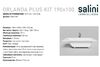 Ванна Salini ORLANDA KIT PLUS 190х100 покраска по RAL полностью материал S-Sense 102114GRF покрытие Глянцевое