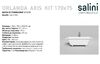 Ванна Salini ORLANDA AXIS KIT 170x75 материал S-Sense 103313M покрытие Матовое