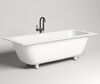 Ванна Salini ORLANDA AXIS 170x75 материал S-Sense 103213M покрытие Матовое