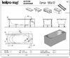 Ванна Kolpa San Tamia 160х70 акриловая
