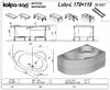 Ванна Kolpa San LULU 170x110 L акриловая