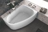Ванна Kolpa San CHAD 170x120 L акриловая на каркасе со сливом переливом