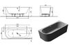 Ванна Kolpa San DREAM SP 170x75 L NEW акриловая на каркасе со сливом переливом