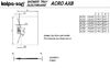 Душевой поддон Kolpa San ACRO 100X90 LM WHITE
