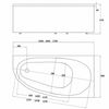 Акриловая ванна Aquatek Дива 160x90 DIV160-0000002 правая