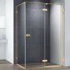 Душевой уголок CEZARES BELLAGIO-AH-1-120/80-C-BORO профиль золото матовое, стекло прозрачное 120x80 см