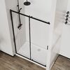 Душевая дверь Vincea Сити (City) VDS-5CT120CLB 120x195 см, профиль черный матовый. Размер регулировки 1170-1210 мм