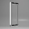 Душевая дверь Vincea Дайс (Dice) VDS-4D110CL 110x200 см, профиль хром. Размер регулировки 1080-1100 мм