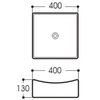 Раковина-чаша Aquatek 40 AQ5516-00 400*400*130