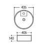 Раковина накладная Aquatek Европа AQ5212-00 405х405х140мм