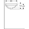 Раковина встраиваемая Geberit VariForm 60x40 500.730.01.2