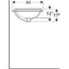 Раковина Geberit VariForm 53 500.760.01.2 53х44 см