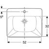 Раковина Geberit VariForm 55x45 500.681.01.1