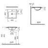 Раковина VitrA S20 45x45 5463B003-0001