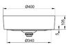 Раковина Keuco Stageline 32880570400, черный
