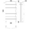 Полотенцесушитель TERMINUS Люкс Марио П19 500х1000 NEW