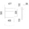 Полотенцесушитель TERMINUS Эконом Классик П4 400х500 бп320 NEW