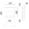 Полотенцесушитель TERMINUS Эконом Классик П6 500х600 бп500 NEW