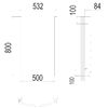 Полотенцесушитель TERMINUS Эконом Классик П8 500х800 NEW