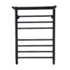 Полотенцесушитель водяной Comfysan Luce W-8 80/50 с полкой, черный
