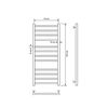 Полотенцесушитель водяной Comfysan Pioli-K W-10 100/40, хром