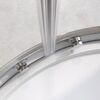 Душевой уголок CEZARES RELAX-304-R-2-90-C-CR профиль хром, стекло прозрачное 90x90 см