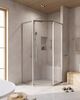 Душевой уголок CEZARES RELAX-304-P-1-100-C-CR профиль хром, стекло прозрачное 100x100 см