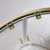Душевой уголок CEZARES RELAX-304-RH-2-120/90-C-BORO профиль золото матовое, стекло прозрачное 120x90 см