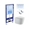 Set AQUATEK ВЕГА (рама AQUATEK Standard INS-0000012 с звукоиз.прокладкой+крепеж KKI-0000002+кнопкаKDI-0000009+унитаз ВЕГА AQ1905-00 с крышкой-сиденьем