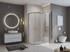 Душевой поддон из искусственного мрамора в комплекте с сифоном BelBagno UNO TRAY-MR-UNO-RH-120/80-550-35-W-L-CR