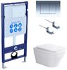 Set AQUATEK АМАДЕО (рама AQUATEK Standard INS-0000012 с звукоиз.прокладкой+крепеж KKI-0000002+кнопкаKDI-0000010+унитаз АМАДЕО AQ1163-00+крышка-сиденье