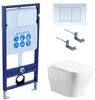 Set AQUATEK АМАДЕО (рама AQUATEK Standard INS-0000012 с звукоиз.прокладкой+крепеж KKI-0000002+кнопкаKDI-0000009+унитаз АМАДЕО AQ1163-00+крышка-сиденье