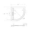 Душевой поддон Cezares TRAY-AS-R-80-30-W 80х80 см