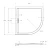 Душевой поддон Cezares TRAY-AS-R-100-30-W 100х100 см
