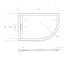 Душевой поддон Cezares TRAY-AS-RH-120/80-30-W-L 120х80 см