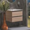 Тумба под раковину Boheme Armadi Art Capolda 65 849-065-LW подвесная Light Wood