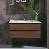 Тумба под раковину Boheme Armadi Art Capolda 100 849-100-D подвесная Dark wood