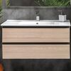 Тумба под раковину Boheme Armadi Art Capolda 100 849-100-LW подвесная Light Wood